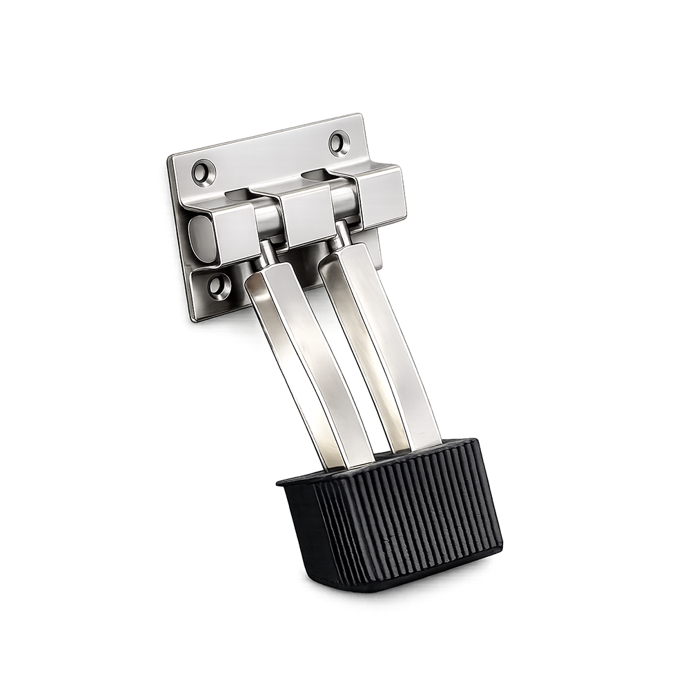 SS 202 DOUBLE DOOR STOPPER 3 '' DOUBLE LEG