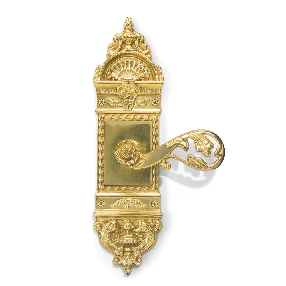 Zeus Plate with Demeter Handle and Lock – 11 Inch (279.4 mm) – Antique Brass Finish