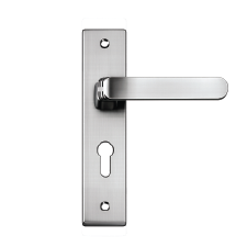 Zinc Door Handle On 8'' Plate