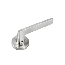 Stainless Steel Mortise Door Handle On Rose